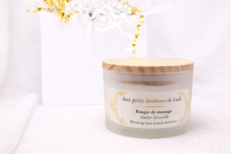 Bougie de massage – Ambre Sensuelle