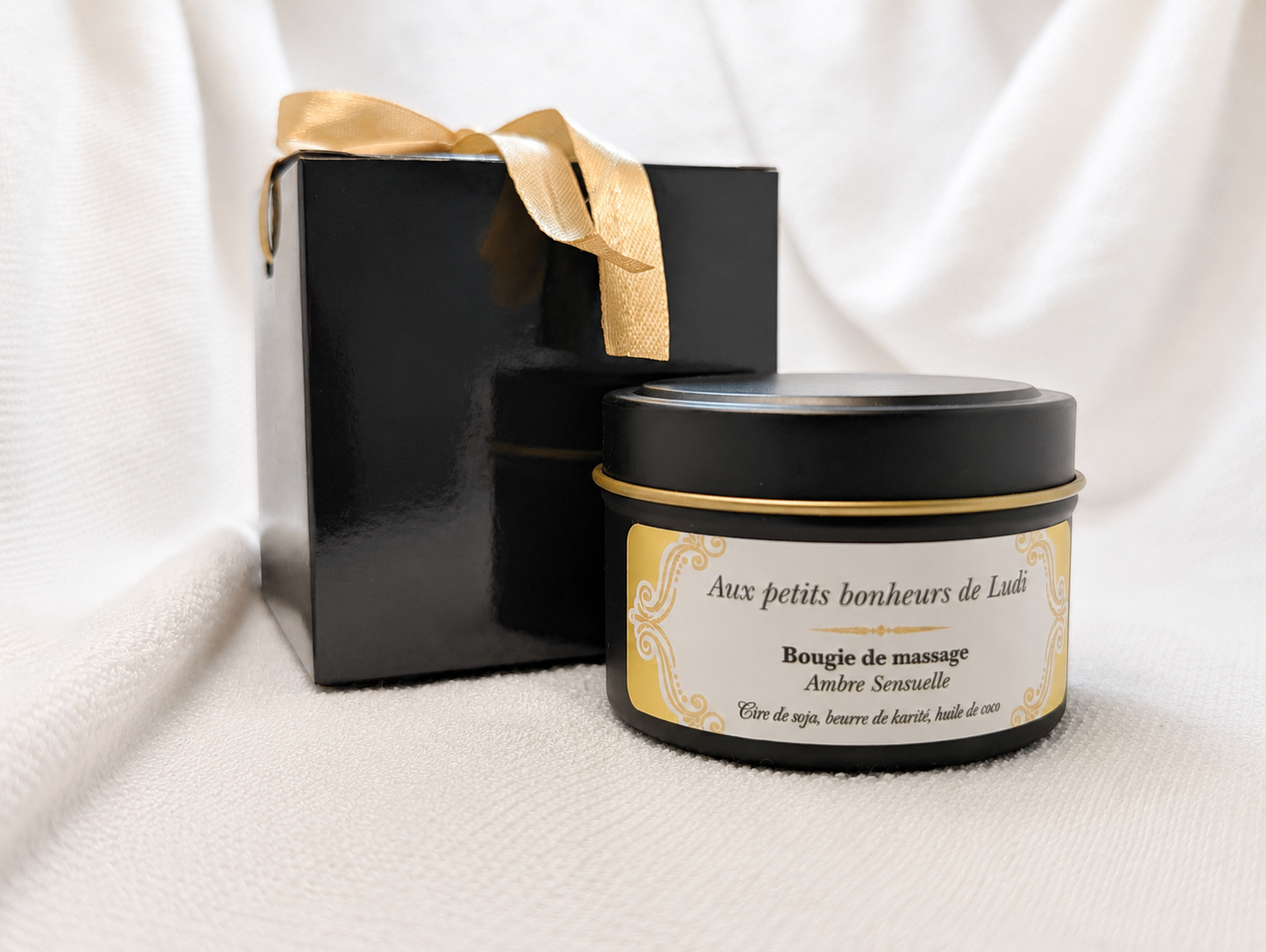 Bougie de massage – Ambre Sensuelle