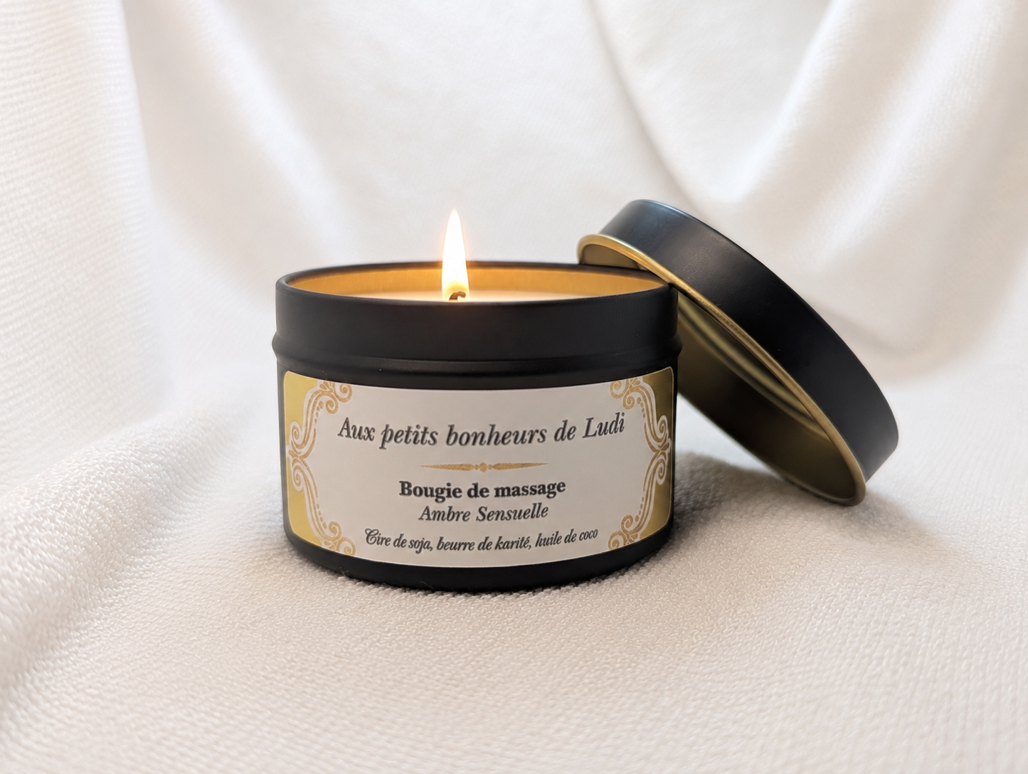 Bougie de massage – Ambre Sensuelle