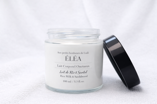 Lait corporel onctueux – ELÉA | Lait de riz & santal