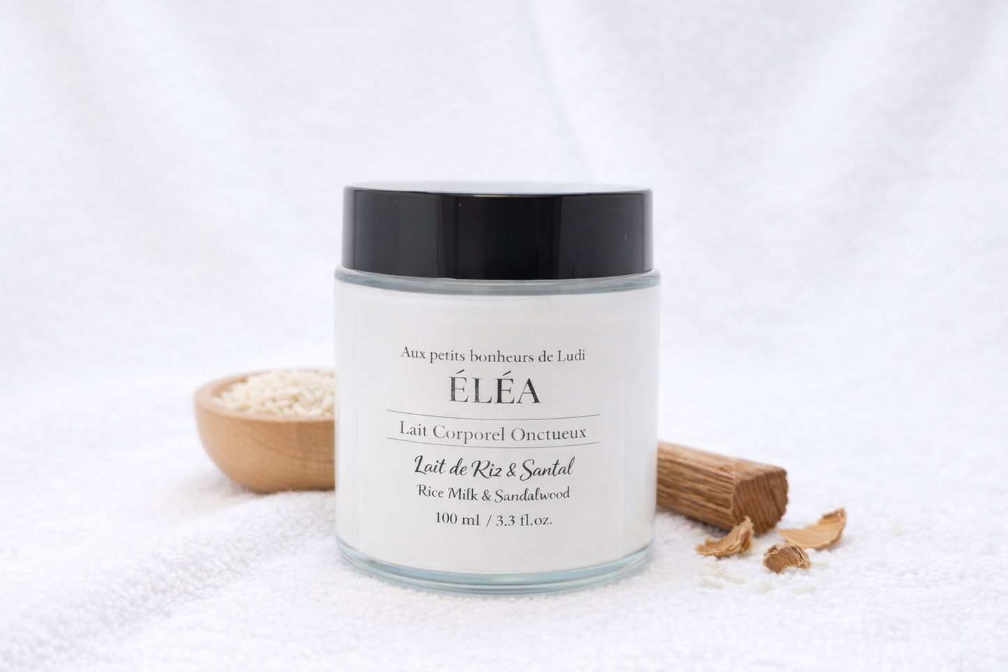 Lait corporel onctueux – ELÉA | Lait de riz & santal