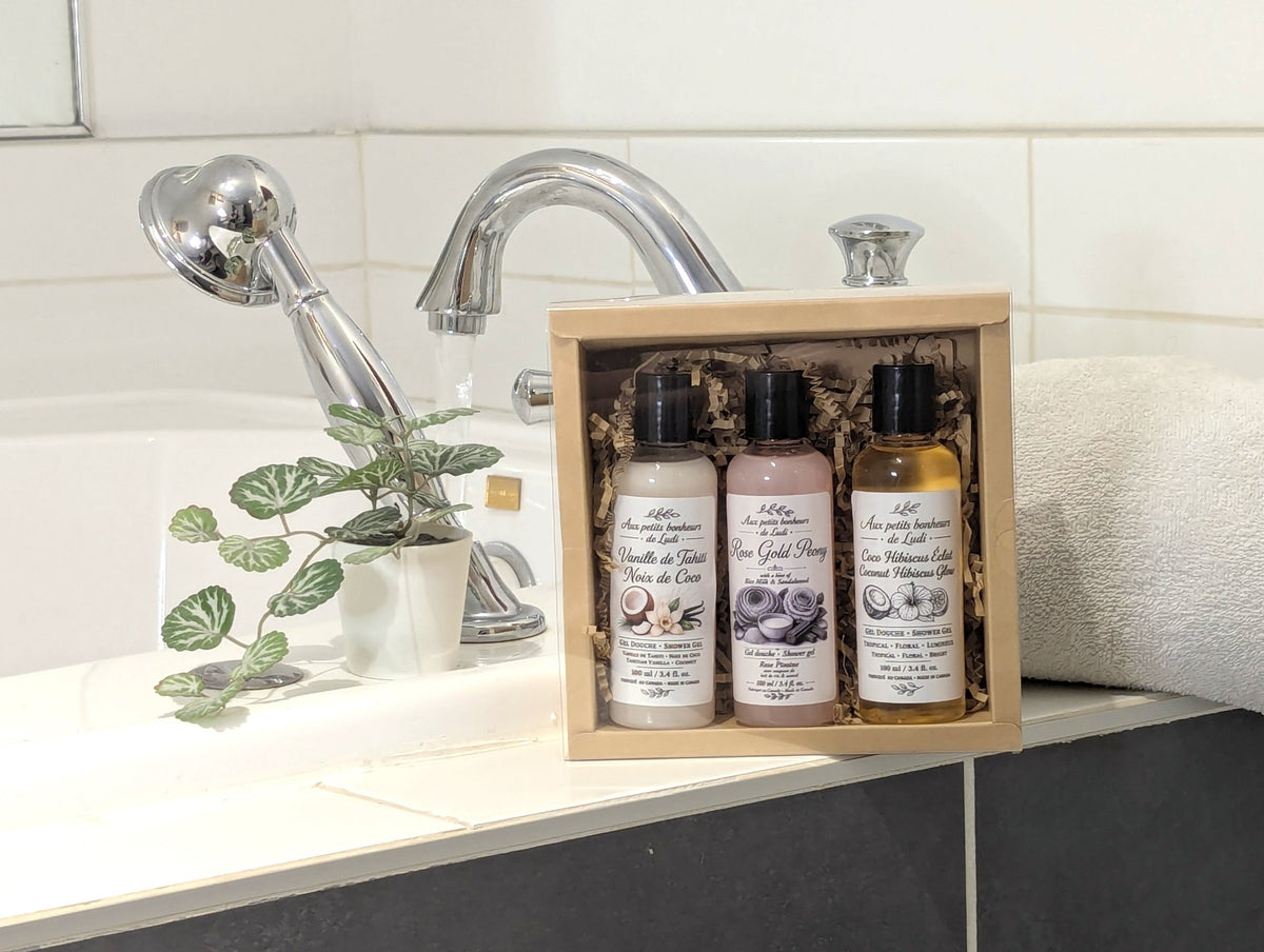 Coffret Découverte – Trio de gels douche | 3 × 100 ml