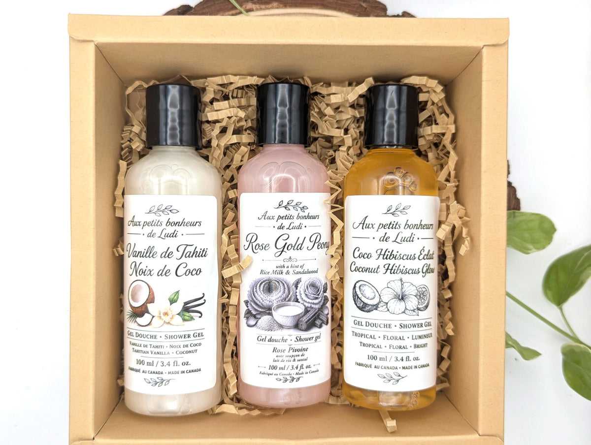 Coffret Découverte – Trio de gels douche | 3 × 100 ml