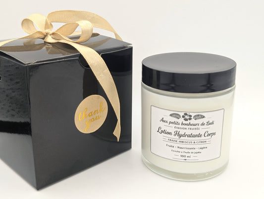 Lotion Hydratante Corps – Fraise Hibiscus & Citron | 100 ml