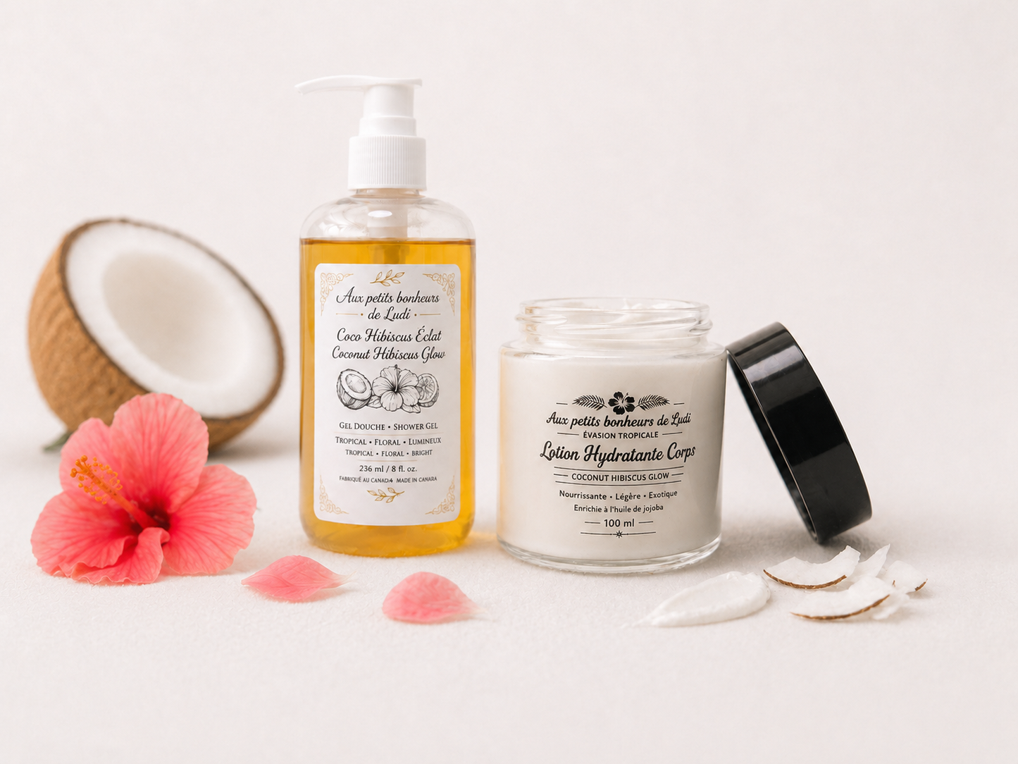 Routine Corps Douceur – Gel douche & lotion hydratante