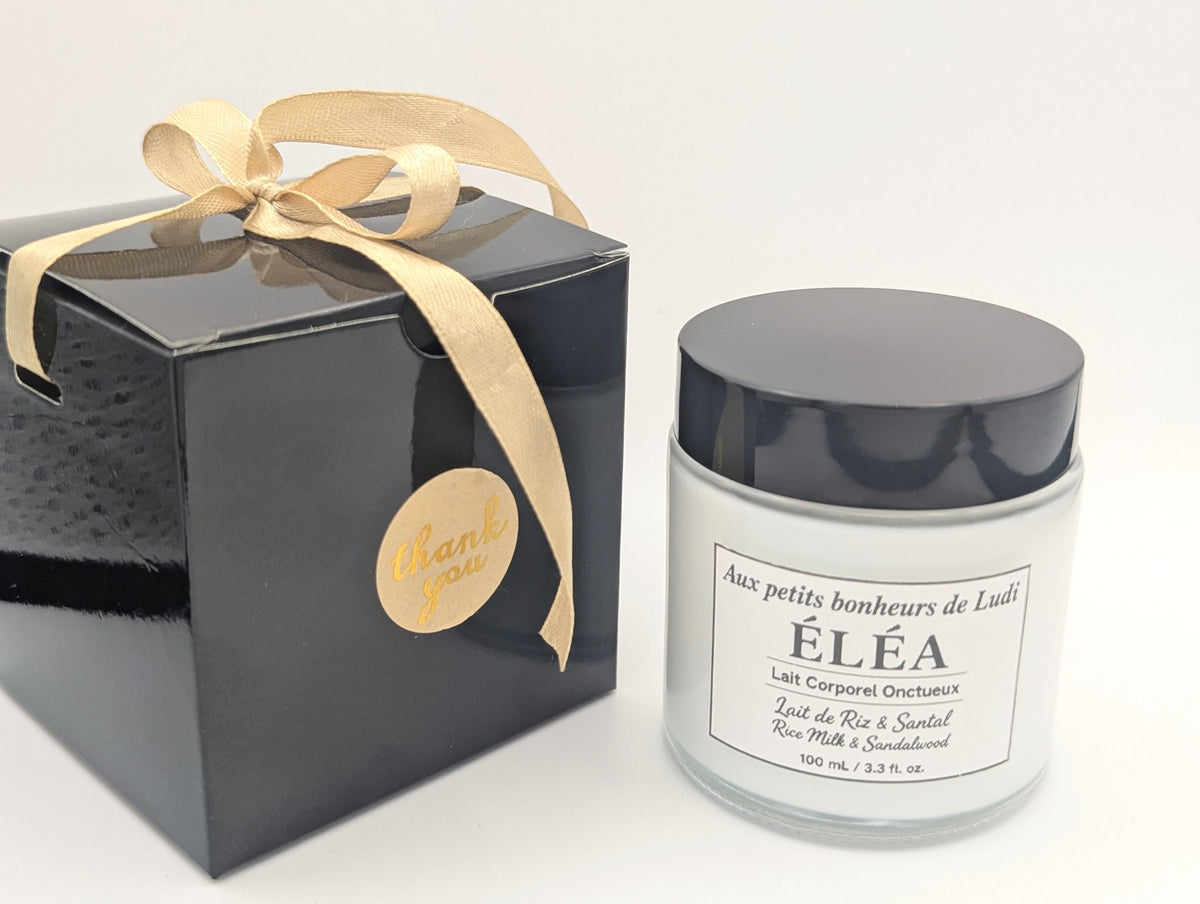 Lait corporel onctueux ELÉA – Lait de Riz & Santal | 100 ml