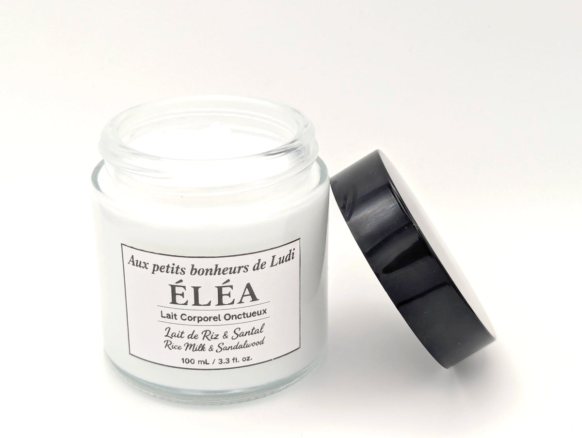 Lait corporel onctueux ELÉA – Lait de Riz & Santal | 100 ml