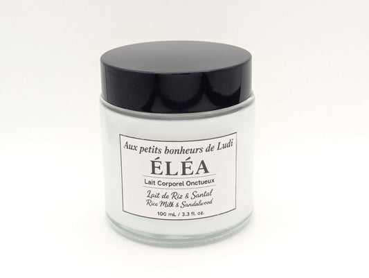 Lait corporel onctueux ELÉA – Lait de Riz & Santal | 100 ml